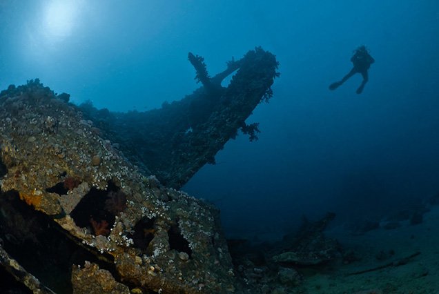 Dive site Dunraven