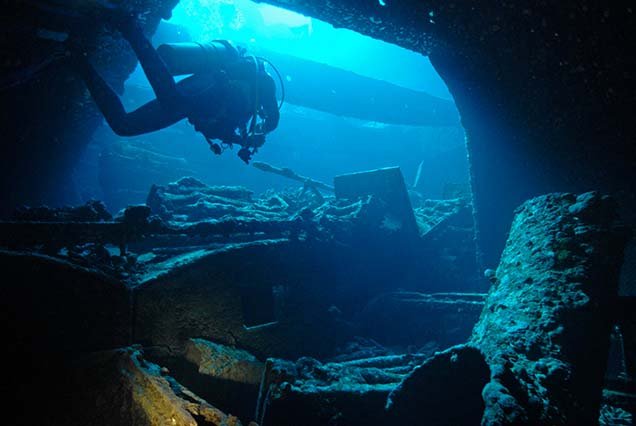 Dive site Dunraven