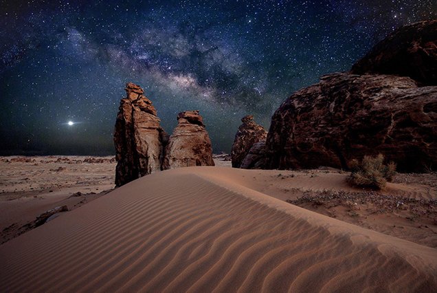 STARGAZING IN THE DESERT